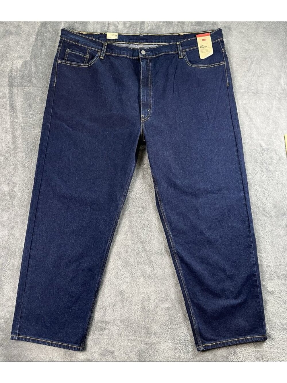 Levi's 550 Men's Relaxed Fit Jean Stretch Dark Blue Denim 48W x 30L